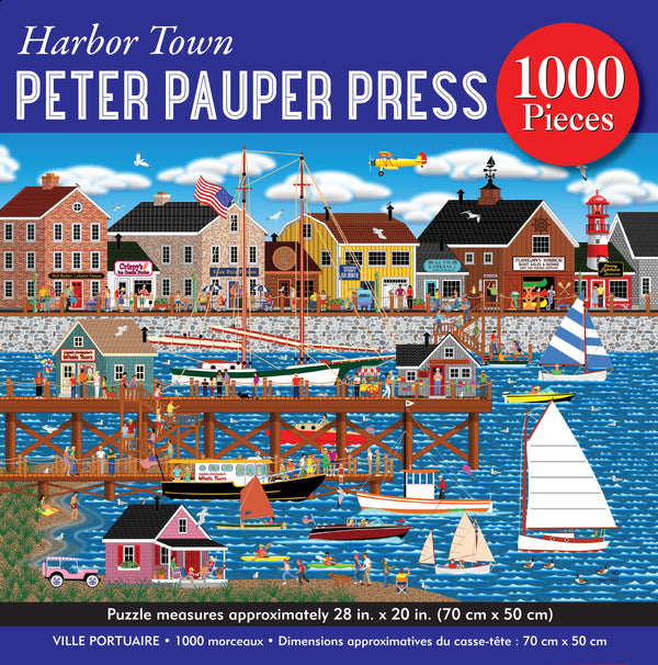 Peter Pauper Press - Harbor Town Jigsaw Puzzle (1000 Pieces)