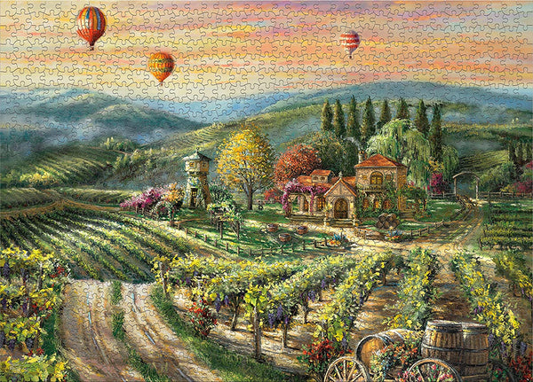 Ceaco - Peaceful Valley Vineyard by Thomas Kinkade Jigsaw Puzzle (1000 Pieces)