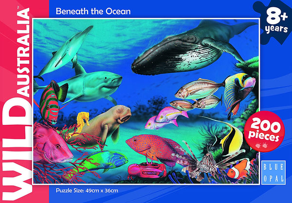 Blue Opal Wild Australia Beneath The Oceans 200 Pieces Puzzle BL01982