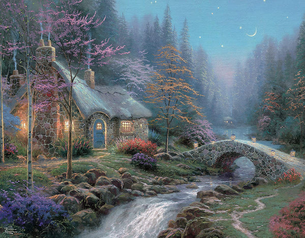 Ceaco - 4-in-1 Multi-Pack (4 x 500pc) Classic Collection by Thomas Kinkade Jigsaw Puzzle (2000 Pieces)