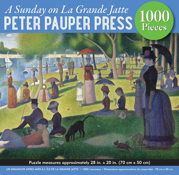 Peter Pauper Press - A Sunday on La Grande Jatte by Georges Seurat Jigsaw Puzzle (1000 Pieces)