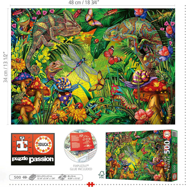 Educa - Colourful Forest Jigsaw Puzzle (500 Pieces)