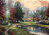 Ceaco Thomas Kinkade - Lakeside Manor Jigsaw Puzzle, 1000 Pieces