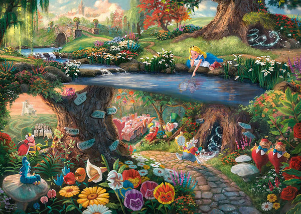 Schmidt - Thomas Kinkade - Disney Alice in Wonderland Jigsaw Puzzle (1000 Pieces)