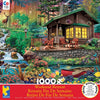 Ceaco Weekend Retreat Collection Wilderness Lodge Jigsaw Puzzle, 1000 Pieces