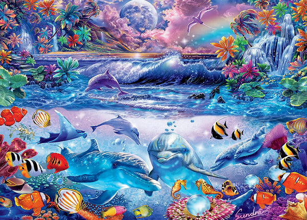 Ceaco - Seaside 8-in-1 (2x300, 4x500, 1x750, 1x1000pc) Jigsaw Puzzle (4350 Pieces)