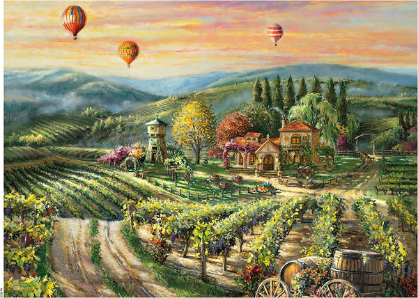 Ceaco - Peaceful Valley Vineyard by Thomas Kinkade Jigsaw Puzzle (1000 Pieces)