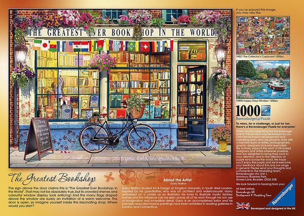 Ravensburger - The Greatest Bookshop Jigsaw Puzzle (1000 Pieces) 15337