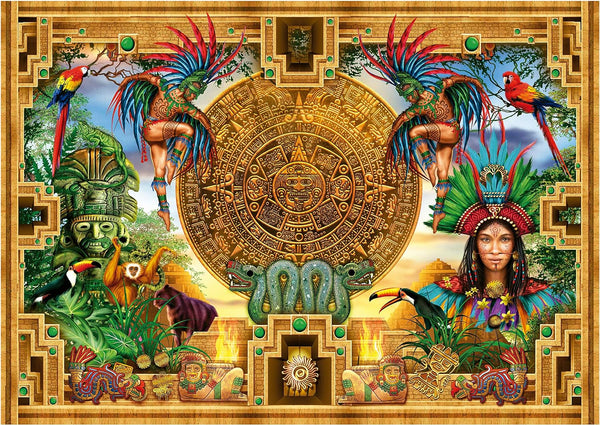 Educa - Aztec Mayan Montage Jigsaw Puzzle (2000 Pieces)