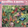 Blue Opal - Butterflies & Beetles by Garry Fleming Jigsaw Puzzle (1000 Pieces)