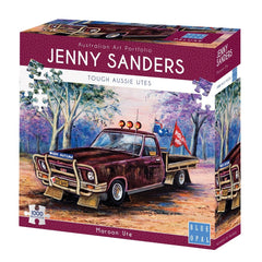 Blue Opal - Maroon Ute by Jenny Sanders Jigsaw Puzzle (1000 pieces ) - BL02073C