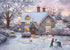 Ceaco Thomas Kinkade Christmas at Gingerbread Cottage Puzzle - 1000 Pieces