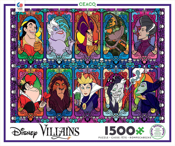 Disney - Villains 2 Puzzle - 1500 Pieces