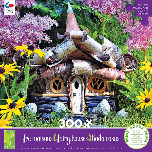 Ceaco Fairy Houses Alpine Cottage - 300 Piece Jigsaw Puzzle