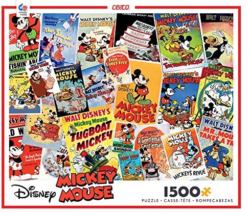 Ceaco - Disney's Mickey Mouse Posters Jigsaw Puzzle 1500 pieces