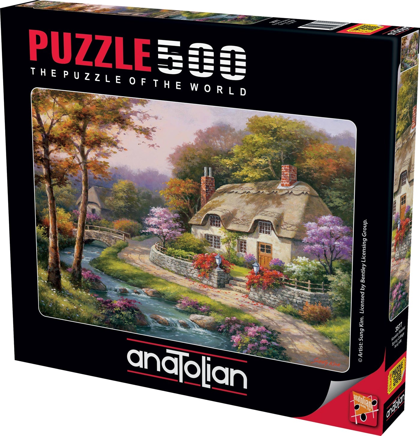 Anatolian - Spring Cottage by Sung Kim Jigsaw Puzzle (500 Pieces)