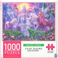 Arrow Puzzles - Fantasy Series - Fairy Riding Unicorn - 1000 Pieces