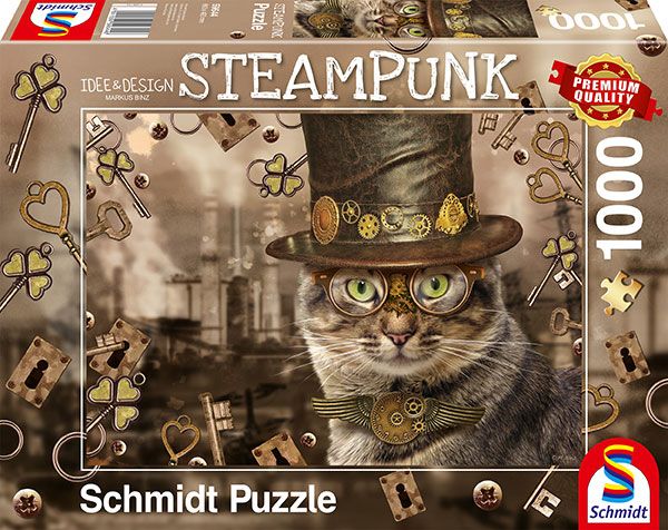 Schmidt - Steampunk Cat Jigsaw Puzzle (1000 Pieces)