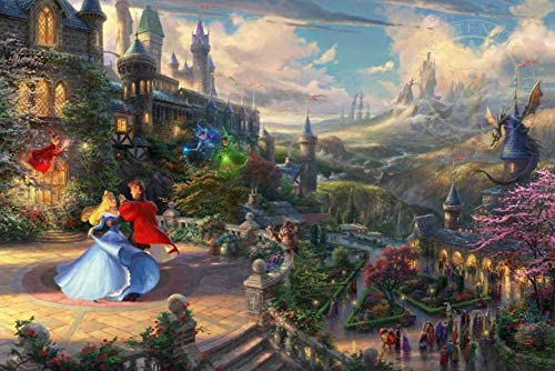Ceaco Thomas Kinkade The Disney Dreams Collection: Sleeping Beauty Enchanting Puzzle 750 pieces