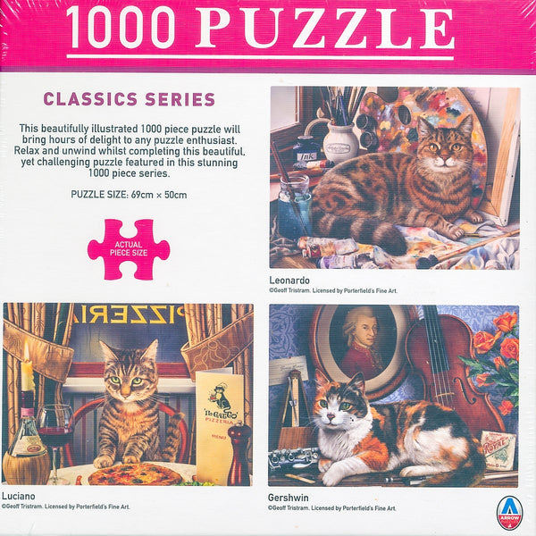 Arrow Puzzles - Classics Series - Gershwin by Geoff Tristram - 1000 Pieces