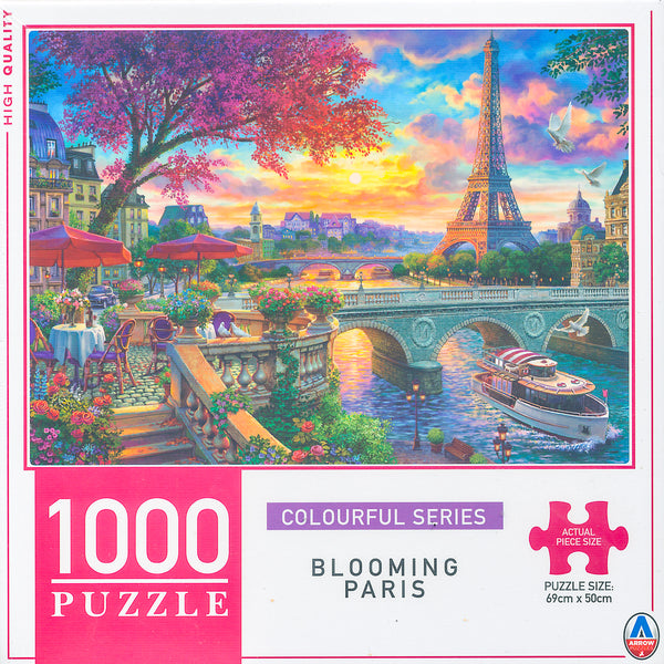 Arrow Puzzles - Colourful Series - Blooming Paris by Image World Jigsaw Puzzle (1000 Pieces)