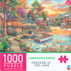 Arrow Puzzles - Landscape Series - Freedom at the Lake by Chuck Pinson Jigsaw Puzzle (1000 Pieces)