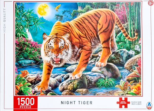 Arrow Puzzles - Night Tiger Jigsaw Puzzle (1500 Pieces)