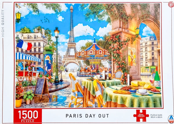 Arrow Puzzles - Paris Day Out Jigsaw Puzzle (1500 Pieces)