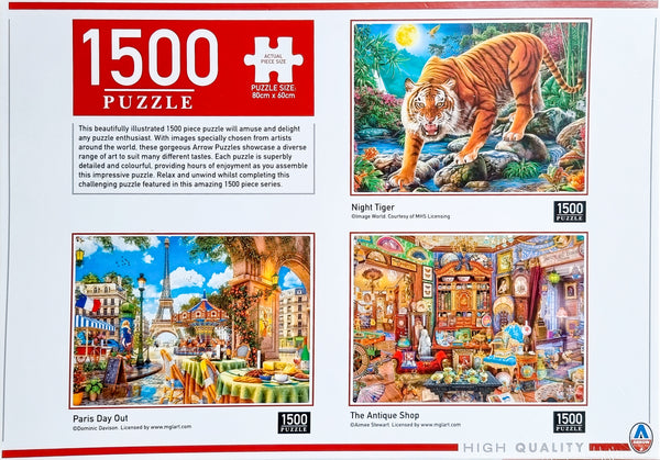 Arrow Puzzles - Paris Day Out Jigsaw Puzzle (1500 Pieces)