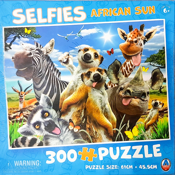 Arrow Puzzles - Selfies - African Sun by Howard Robinson 300 Piece Jigsaw Puzzle Large Piece