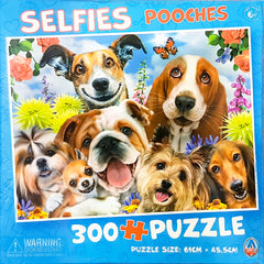 Arrow Puzzles - Selfies - Pooches by Howard Robinson 300 Piece Jigsaw Puzzle Large Piece