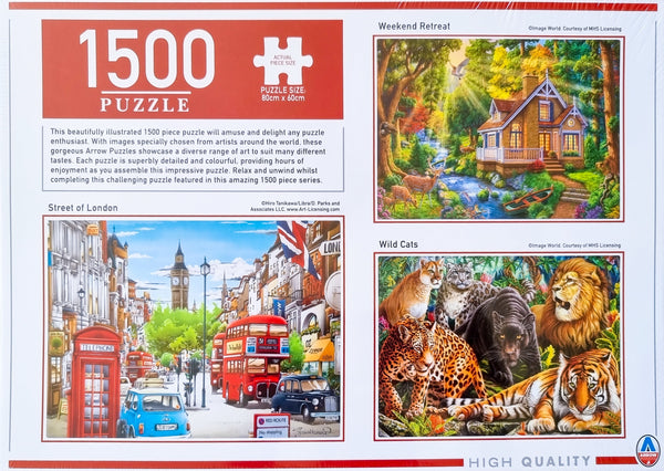 Arrow Puzzles - Street of London Jigsaw Puzzle (1500 Pieces)