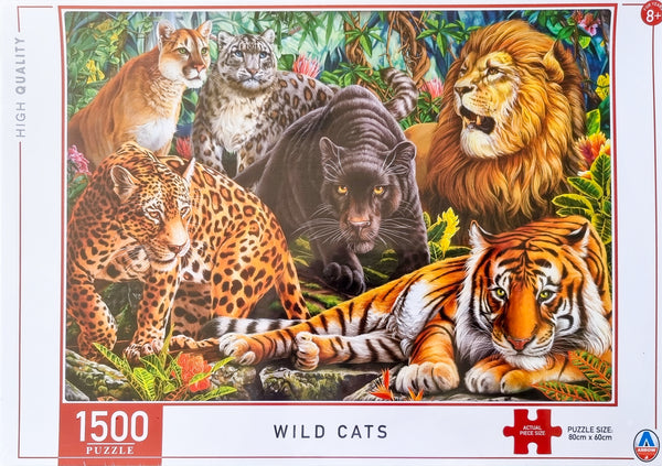 Arrow Puzzles - Wild Cats Jigsaw Puzzle (1500 Pieces)