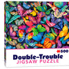 Cheatwell Games - Double-trouble Butterflies by Royce McClure Jigsaw Puzzle (500 Pieces)