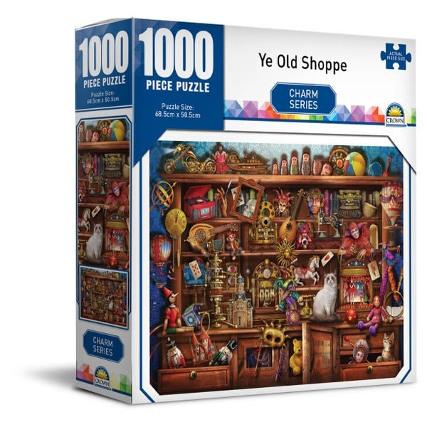 Crown - Charm Series - Ye Old Shoppe Jigsaw Puzzle (1000 pieces)