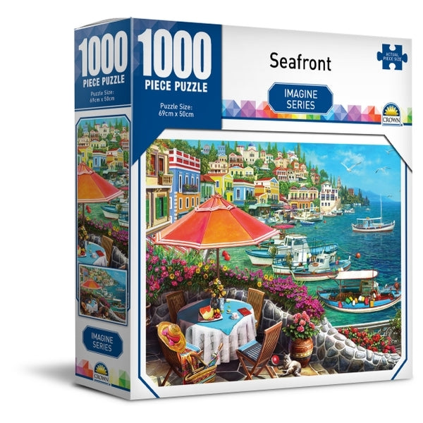 Cown Imagine Crown - Imagine Series 2 - Seafront Jigsaw Puzzle (1000 pieces) | I ...