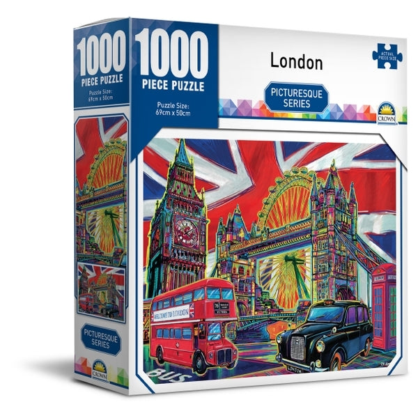 Crown - Picturesque Series 2 - London Jigsaw Puzzle (1000 pieces)