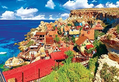 Kodak Premium Puzzles - Famous Popeye Village at Anchor Bay, Malta 1500 piece