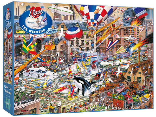 Gibsons - I Love The Weekend by Mike Jupp Jigsaw Puzzle (1000 Pieces)