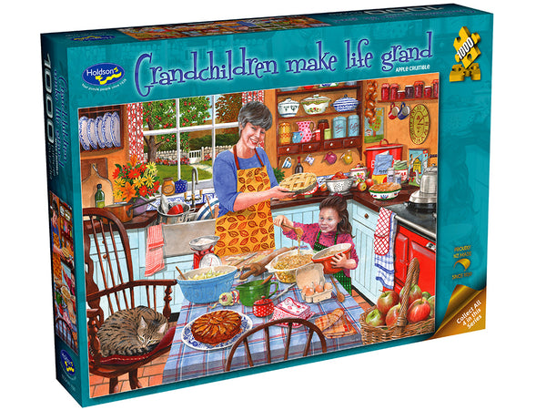 Holdson - Grandchildren Make Life Grand - Apple Crumble by Tracy Hall Jigsaw Puzzle (1000 Pieces)