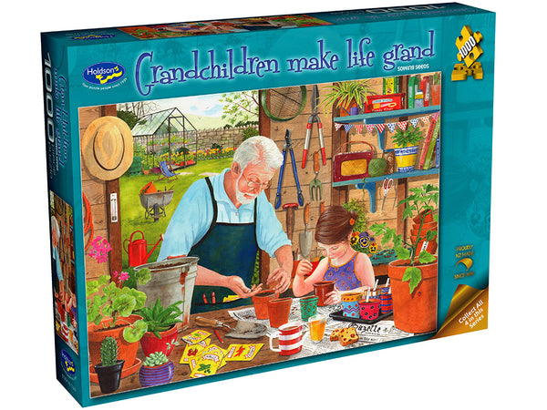 Holdson - Grandchildren Make Life Grand - Sowing Seeds by Tracy Hall Jigsaw Puzzle (1000 Pieces)