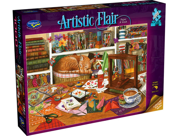 Holdson - Artistic Flair Paper & Craft by Tracy Hall Jigsaw Puzzle (1000 Pieces)