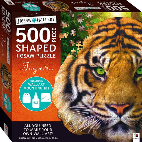Hinkler - Puzzlebilities Shaped - Tiger Jigsaw Puzzle (500 Pieces)