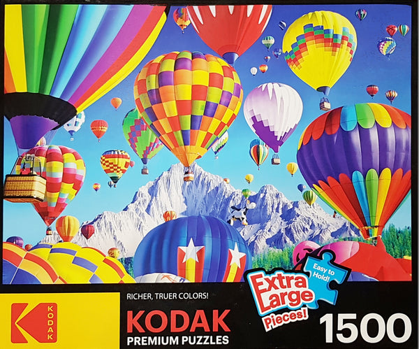 Kodak Premium Puzzles - Balloons Over the Mountain 1500 piece