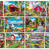 Masterpieces Puzzle 12 Pack Alan Giana 12 Pack Bundle Puzzles (100 x4, 300 x4 & 500 x4)