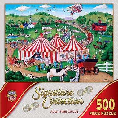 Masterpieces - Signature Collection - Jolly Time Circus 500 Piece Jigsaw Puzzle