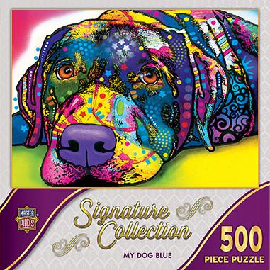 Masterpieces - Signature Collection - My Dog Blue Puzzle 500 Piece Jigsaw Puzzle