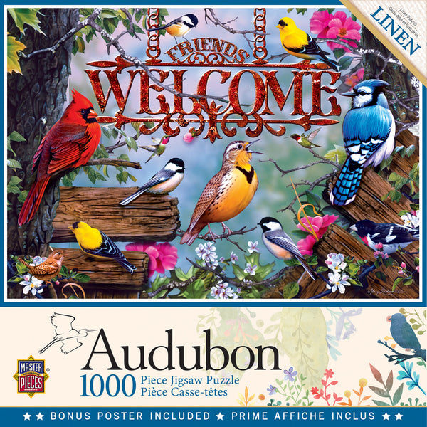 Masterpieces Puzzle Audubon Perched Puzzle 1,000 pieces