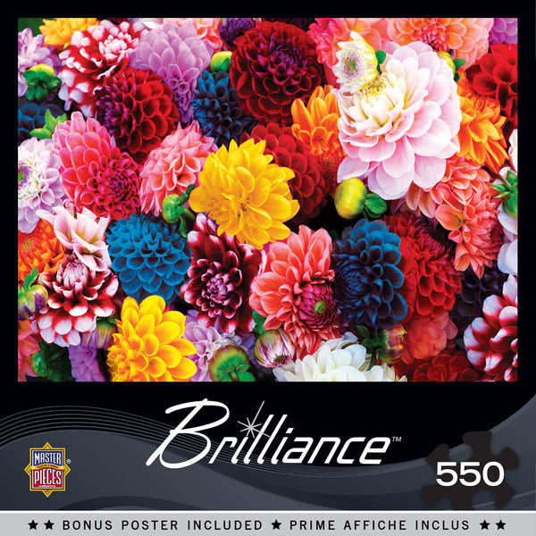 Masterpieces Puzzle Brilliance Collection Beautiful Blooms Puzzle 550 pieces