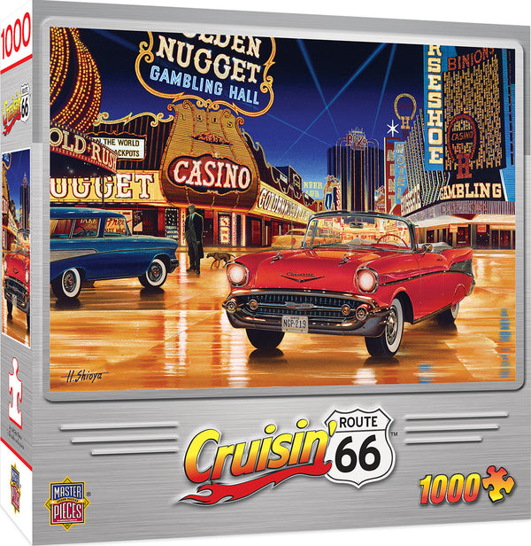 Masterpieces - Cruisin' Route 66 Gamblin' Man by Hiroaki Shioya Jigsaw Puzzle (1000 Pieces)